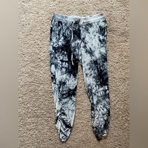 Tie dye lightweight pants